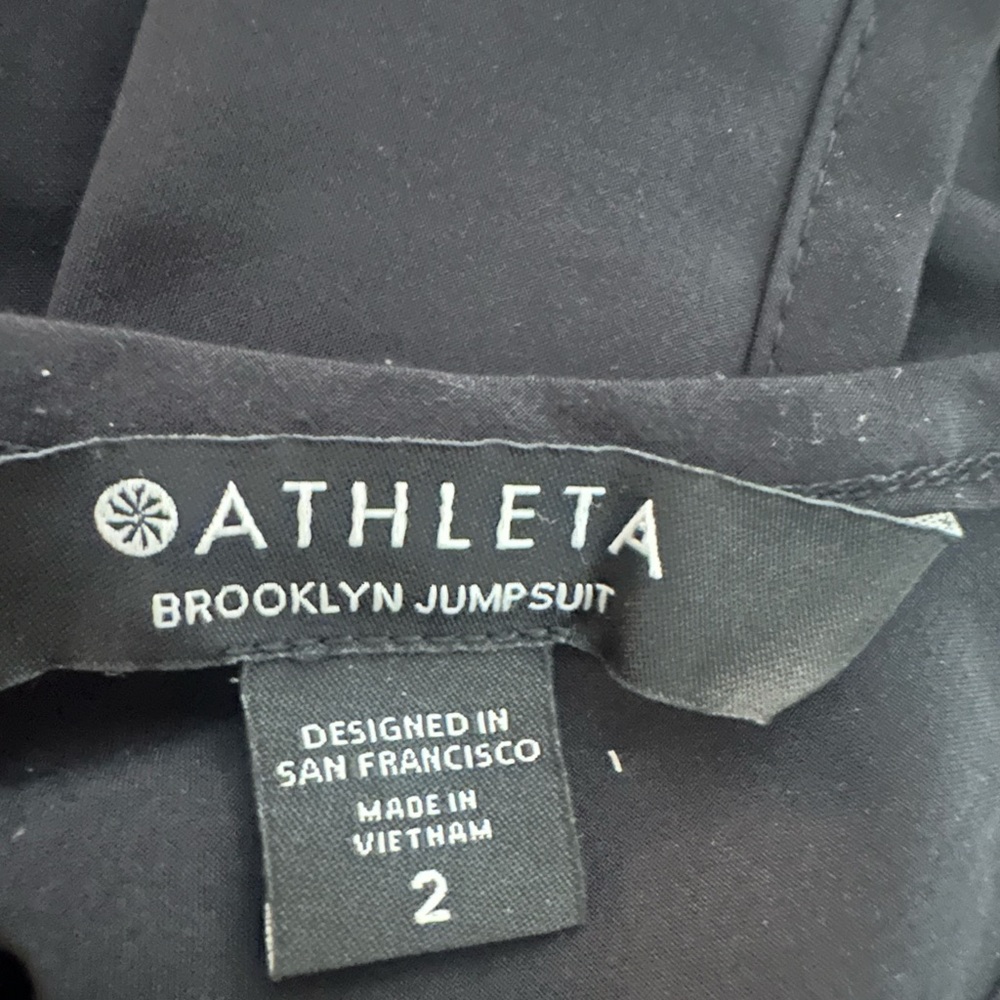 Athleta Classic Black Jumpsuit - Picture 7 of 9